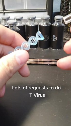 People requesting T Virus 😁 Okay! #tvirus #umbrellacorporation #xiencetech #horrortok #residentevil #biology #helix