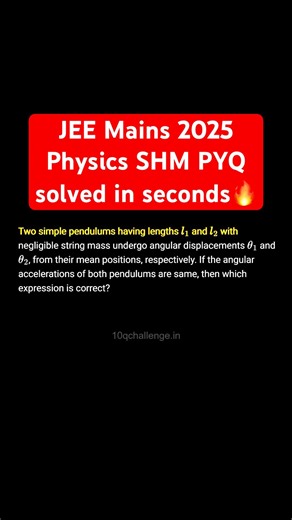 JEE Mains 2025 PYQ solved in seconds🔥 Best IITJEE Physics problems #shorts