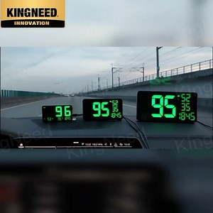 Kingneed Truck GPS Speedometer 9.5 inch Extend Digital Display Vehicle Odometer Total Mileage Overspeed Alarm MPH