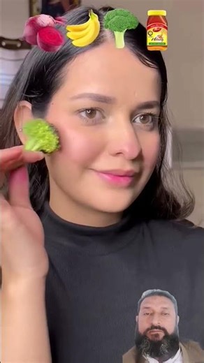makeup useing fruite &#vegitables#funn#short video