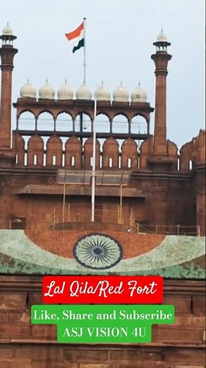 🎥 From Shah Jahan’s dream to India’s freedom – The Red Fort in a Minute! 🌟 #redfort