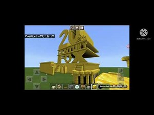 how to make a 20th Century Fox Model in Minecraft part 5