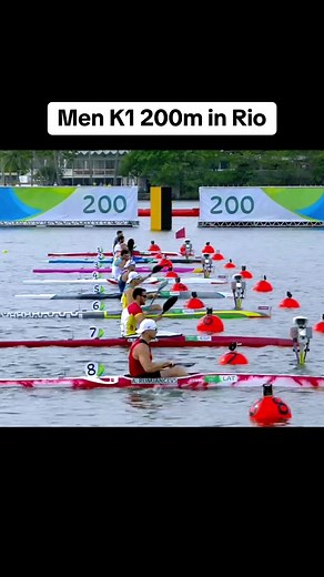 Men K1 200m Kayaking Competition in Rio