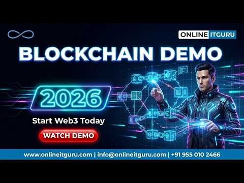 Blockchain Demo 2026 🔥 Beginner Tutorial with Real-Time Concepts | Live Projects | OnlineITGuru