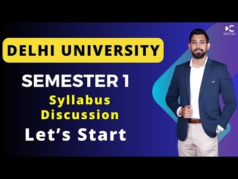 B.com / B.com h / BBA | Semester 1 | Let's Begin | Must Watch