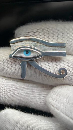 5.6K views · 58 reactions | Eye of Horus Sterling Silver Broouh/Pin-...