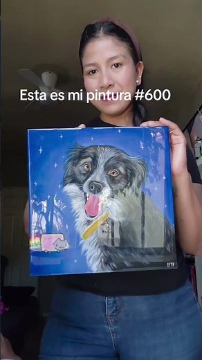 Les presento mi pintura número 600 #art #arteparaprincipiantes #arte