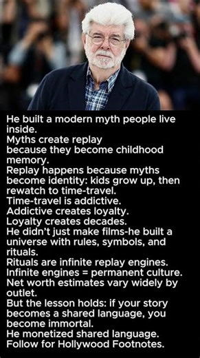 George Lucas Didn’t Just Make Movies… He Built a Myth People Live Inside