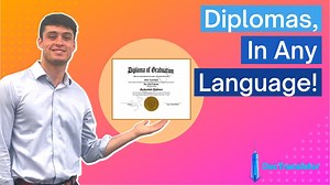 Free Diploma Translation Services In 120  Languages