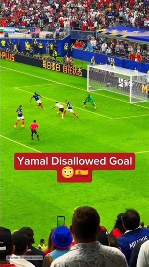 What a Finish by Lamine Yamal! But It Didn't Count! 💔🇪🇸⚽ Yamal Disallowed Goal vs France #worldcup