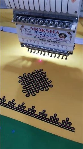 kolam design computer embroidery work contact number 9398939254