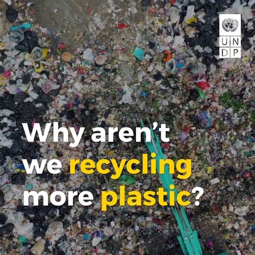 ♻️ Only 9% of all the #plasticwaste generated globally is recycled. 🌿 79% ends up in landfills or in nature. 🔥 12% is incinerated. Why aren’t we recycling more plastic? Watch the video to know more. #PlasticFreeJuly | United Nations Development Programme - UNDP