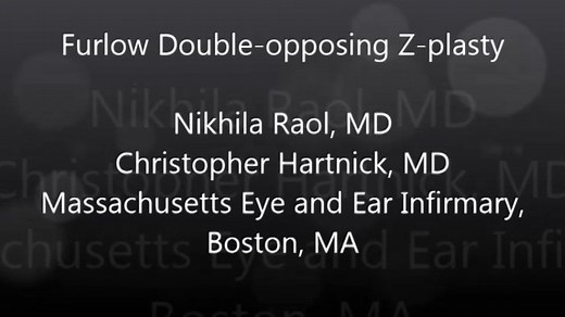 Surgical Video: Furlow palatoplasty