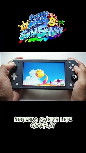 SUPER MARIO SUNSHINE Gameplay Nintendo Switch Lite Gameplay
