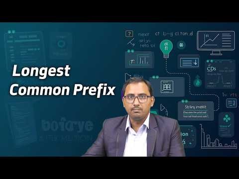 Longest Common Prefix by Mr. S Lakshmanachari