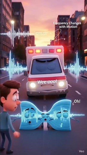 Let's learn about Doppler's effect with ai#ai#animation#trending#study