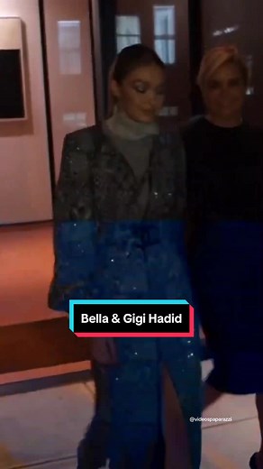 Bella and Gigi Hadid Spotted with Mom Yolanda