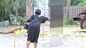 3.5K views · 13 reactions | PROFOUND WHATEVER YOU CALL IT: A woman is moved to tears after seeing the mysterious monolith in Fort Pierce. She spoke with @Denise Sawyer of CBS12. https://cbs12.com/news/local/mysterious-monolith-appears-in-fort-pierce | CBS 12 News | Facebook