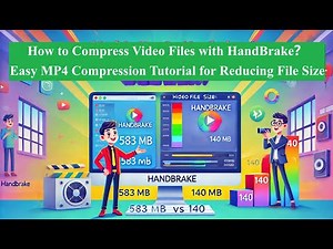 How to Compress Video Files with HandBrake? | Easy MP4 Compression Tutorial for Reducing File Size