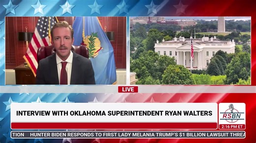 7K views · 117 reactions | WATCH: RSBN Interviews Oklahoma Superintendent Ryan Walters - 8/20/25 | Right Side Broadcasting | Facebook