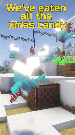 Why they giggle - Festive Minecraft Mobs UNFILTERED #holidayswithyoutube #minecraft