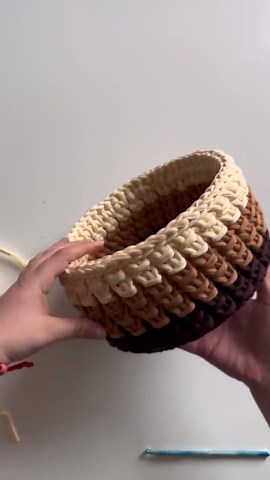 Häkelkorb Anleitung | Video Tutorial Auf Deutsch + PDF | Anfängerfreundlich | Korb Häkeln Mit Garn | DIY Aufbewahrungskorb - Etsy