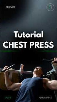 Tutorial Chest Press #bodybuilding #chestpress #allenamentopettorali
