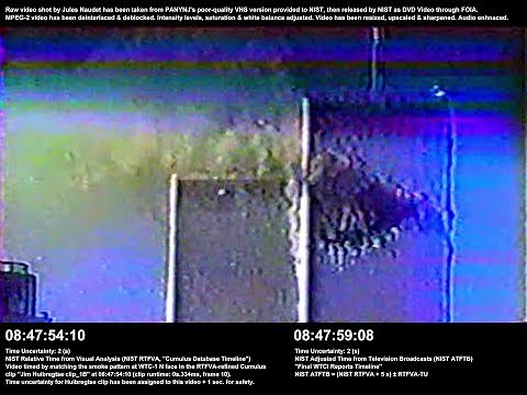 8:47:04am - 9:00:25am / N, NE, NW, W, WTC-1 Lobby / Raw Video by Jules Naudet - Sel. Take 2