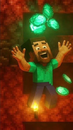 Smooth & Satisfying Minecraft Nether world Epic Drops 🔥 #blender #minecraft