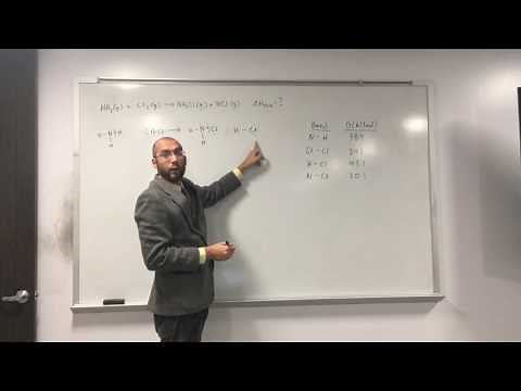Calculate Enthalpy of Reaction (∆Hrxn) From Bond Dissociation Energy (D) 002