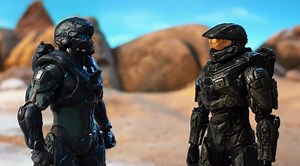 Today, we finally see what's under the #MasterChief's helmet: http://xbx.lv/1I1UAt8 #RobotChicken ESRB Rating: Teen (Violence, Mild Language, Violence) | Xbox