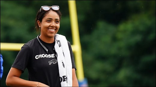 Bills hire 1st woman to be full-time athletic trainer in franchise history