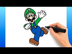 How To Draw Luigi (Easy Drawing Tutorial)