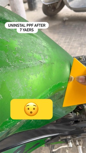 Kawasaki Ninja 300 OLD PPF uninstall after 7 Years