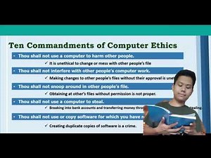 10 Commandments of Computer Ethics