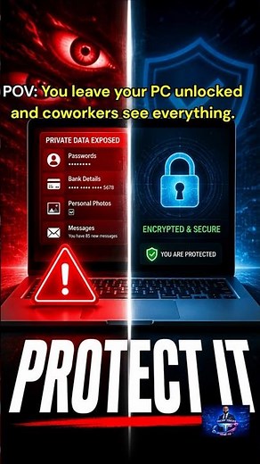 How to Lock Your PC Screen Instantly! | Stay protected.