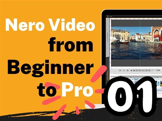 Nero Video基础教程：手把手教你学会剪视频 #01 - 认识主界面【英文字幕】