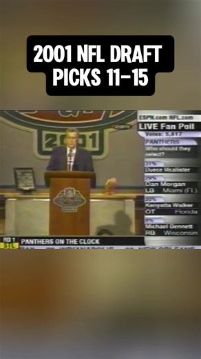 2001 NFL DRAFT PICKS 11-15 | Draft Picks