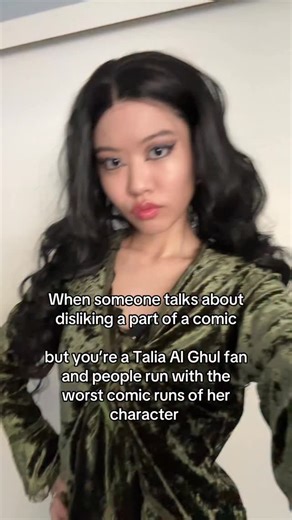 Nikki | “ I think we need more morally complex, female characters” HALF THE DC FANDOM DIDN’T EVEN READ COMICS GOING INTO TALIA BEFORE BASHING HER... | Instagram