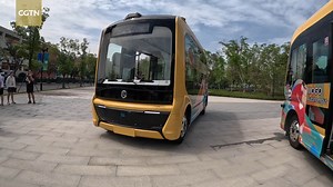 2.7K views · 449 reactions | The 31st World University Games will start from Friday in Chengdu. Athletes and delegations will have the convenience of autonomous buses to get around in the athletes' village! Take a look with CGTN host Merna! | CGTN Global Business | Facebook