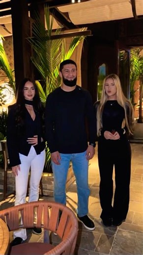ALPHA Wolf Khamzat Chimaev Tames Two Baddies EASY😮‍💨AURA MAGNET🐺👀#dating #khamzatchimaev #shorts