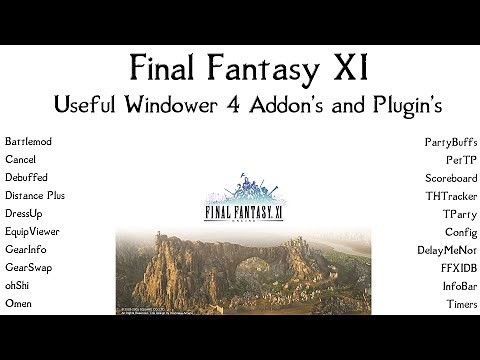 FFXI Useful Windower 4 Addons and Plugins