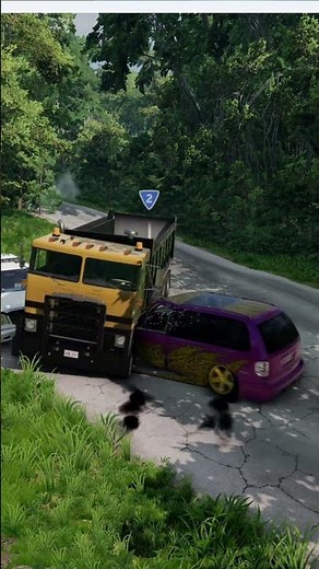 Realistic Highway car crashes #26