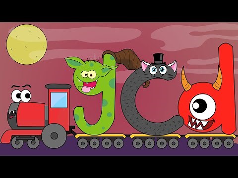 Monster Train! +More Kids Halloween Songs | English Tree TV