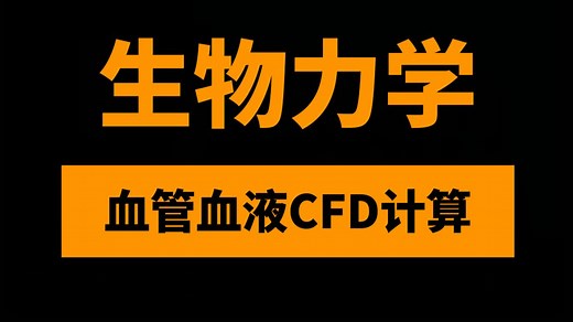 生物流体力学CFD基础入门24讲：打通血管UDF代码\u002FFluent血液和流固耦合计算全流程