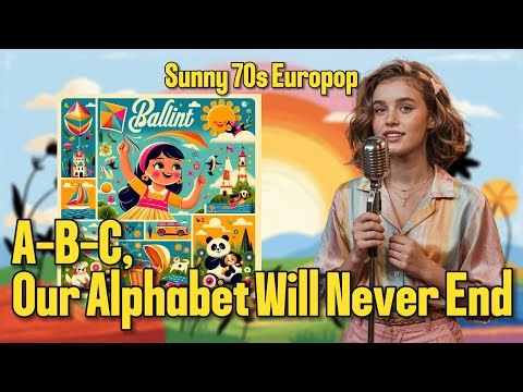 BaIint – A-B-C, Our Alphabet Will Never End (Lyric Video) | Sunny 1970s ABC Sing-Along 🎨🔤