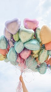 💓 Our new pastel heart ceiling balloons just dropped and we’re OBSESSED. Perfect for dreamy birthdays or bridal brunches, or just because your ceiling needs a little love. Floating straight to your door 📦 Shop our huge range of ceiling balloons for £65.95, next day delivery available ✨ #pastelballoons #pastelhearts #heartballoons #ceilingballoons #balloonsdelivered | Bubblegum Balloons