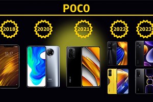 La serie más icónica de POCO se renueva: del POCO F1 al POCO F5, así ha sido su evolución