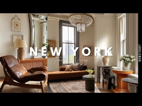 New York Apartment Interior Design Tour | Timeless Luxury for Small Spaces