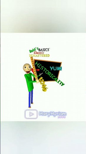 Baldi's Basics Classic Remastered Main Menu Intro Animated (Baldi Anim8or)